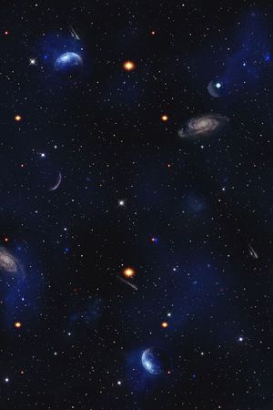 宇宙印花花型图片