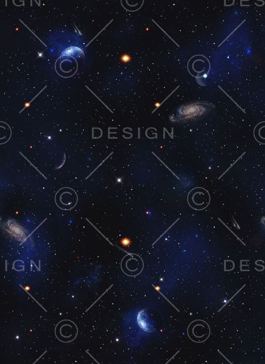 宇宙印花花型图片