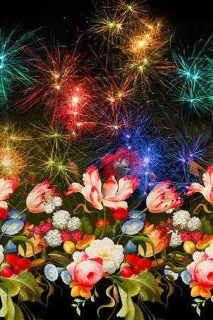 花卉印花花型图片