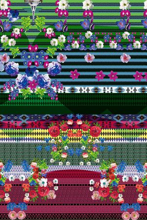 秋冬印花花型图片