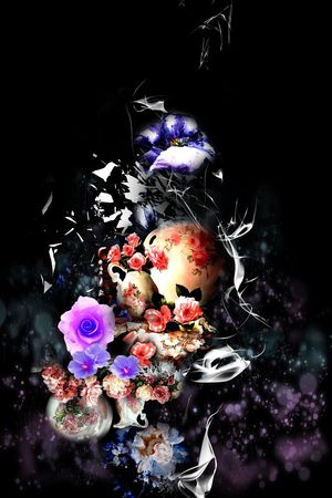 花卉印花花型图片