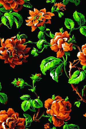 花 叶 花卉 创意花型 大牌花型 经典花型印花花型图片