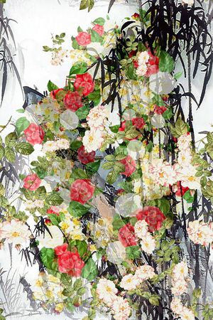 写意印花花型图片