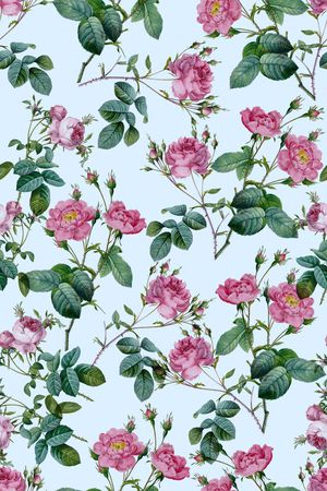 花朵印花花型图片