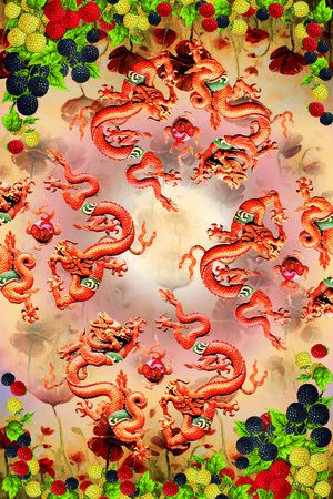 欧式印花花型图片