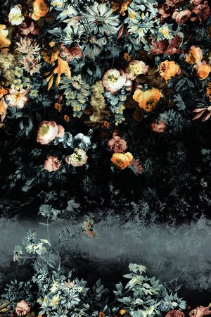 玫瑰印花花型图片