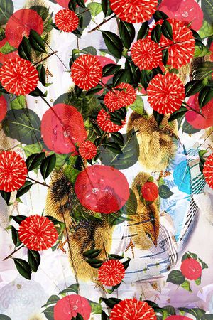 中国风印花花型图片