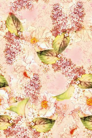 服装面料花型印花花型图片