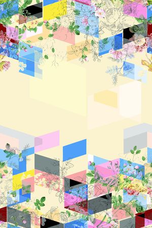 现代印花花型图片