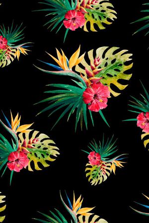 芭蕉印花花型图片