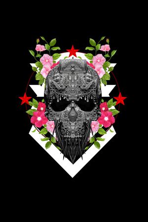 潮流时尚印花花型图片