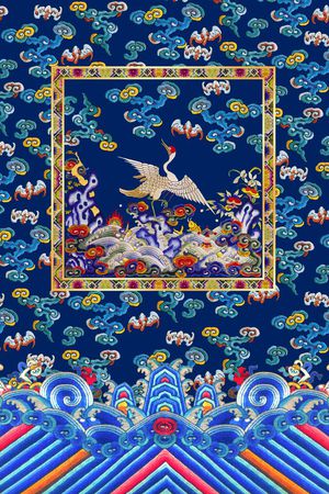 MAX-定位中国民族风印花花型图片