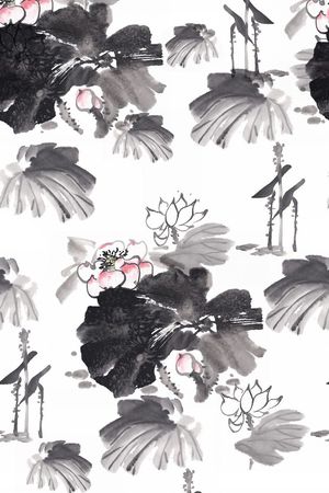 中国风印花花型图片