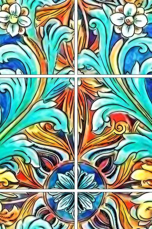 民族风印花花型图片