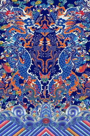 MAX-定位中国民族风印花花型图片