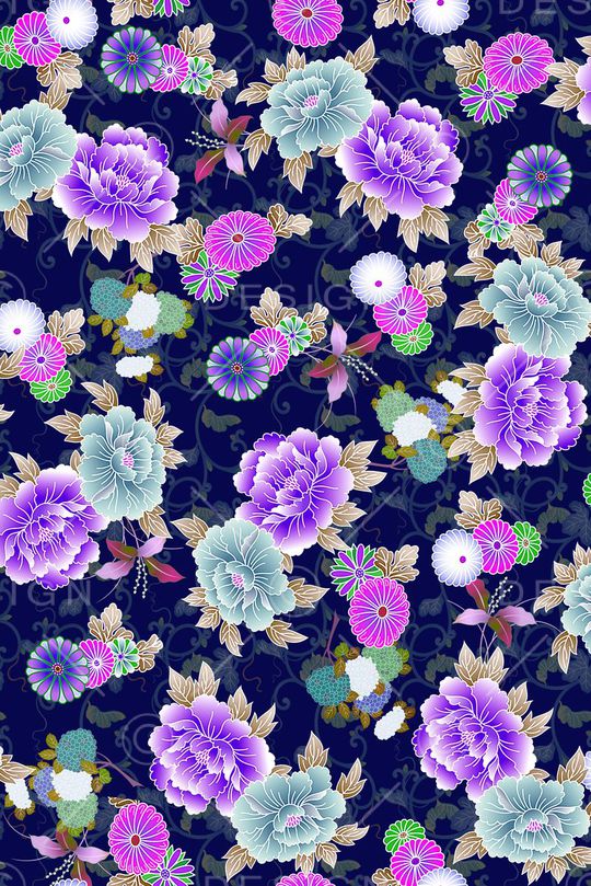 中东风格印花花型图片