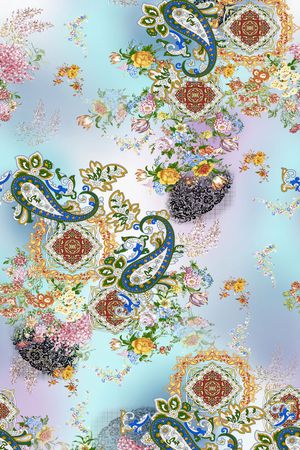 民族风印花花型图片