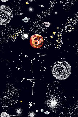 宇宙星空印花花型图片