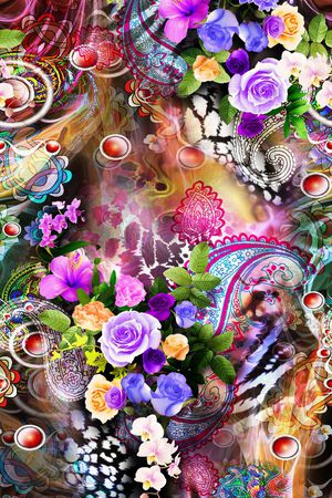 design印花花型图片