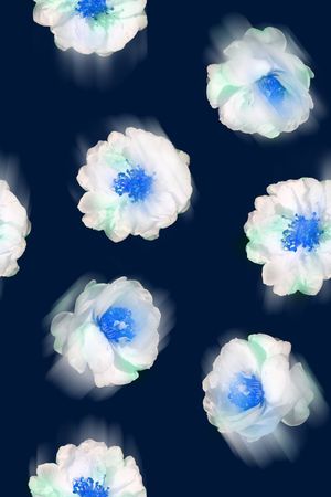 花卉印花花型图片