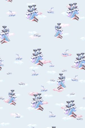 抽象花卉印花花型图片