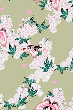 抽象印花花型图片