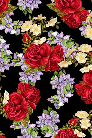 服装印花花型图片