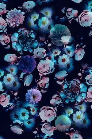 花卉印花花型图片