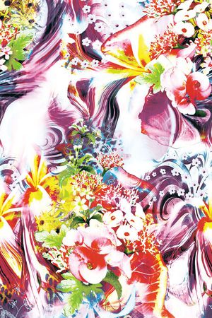 花朵印花花型图片