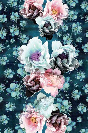 大花印花花型图片