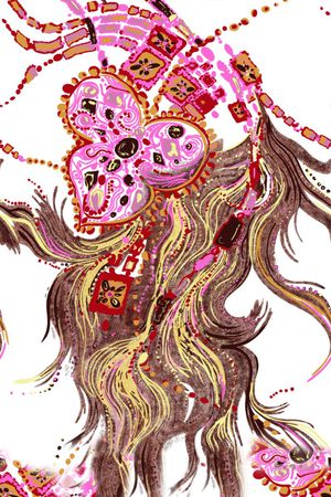 数码花印花花型图片