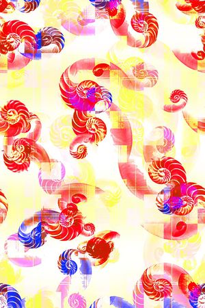 螺旋印花花型图片