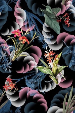 花卉印花花型图片