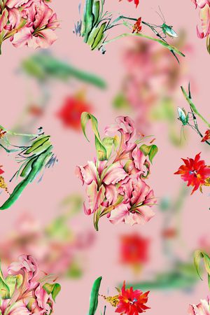 时尚大牌欧美风格印花花型图片