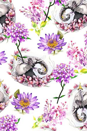 时尚印花花型图片
