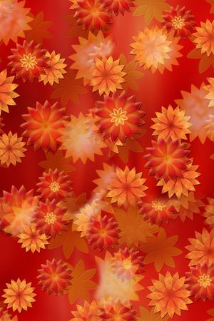 观音莲花印花花型图片