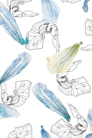 花卉印花花型图片