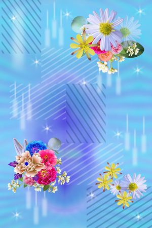 潮流印花花型图片
