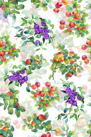 原创手绘印花花型图片