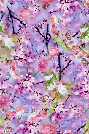 花卉印花花型图片
