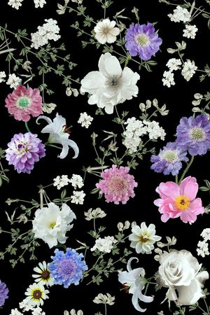 花卉印花花型图片