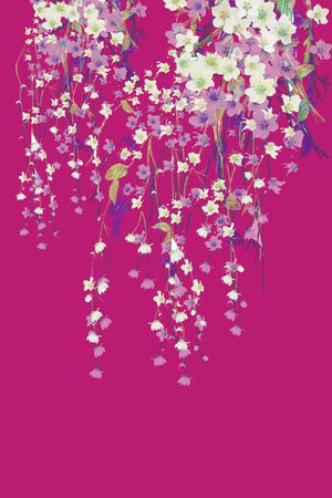 花卉印花花型图片