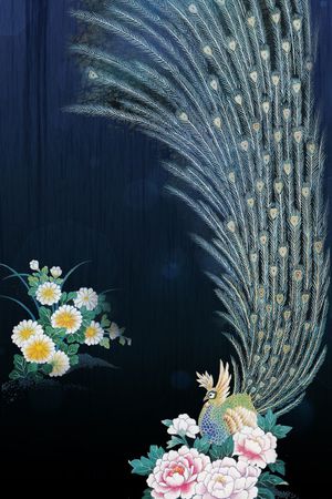 中国风印花花型图片