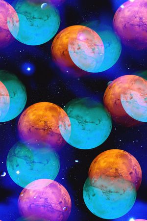 星空印花花型图片