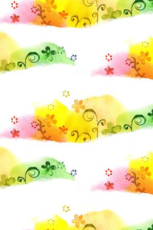 白底印花花型图片