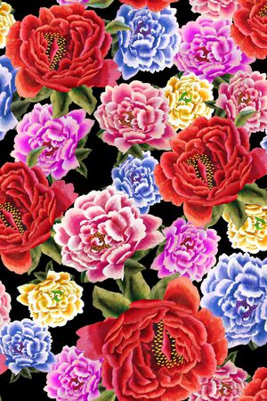 花卉印花花型图片