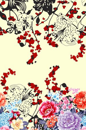 时尚印花花型图片