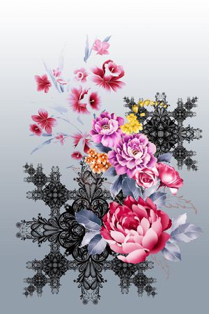 定位印花花型图片