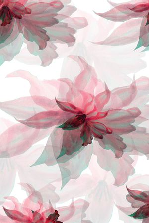 罂粟花印花花型图片