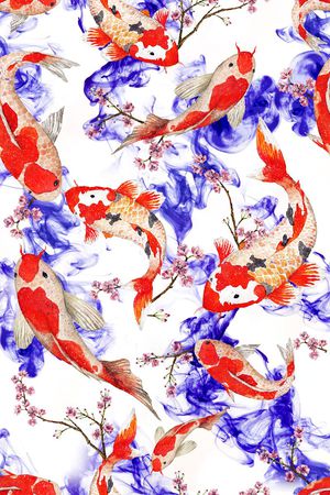 中国风印花花型图片